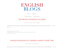 Tablet Screenshot of english-blogs.com